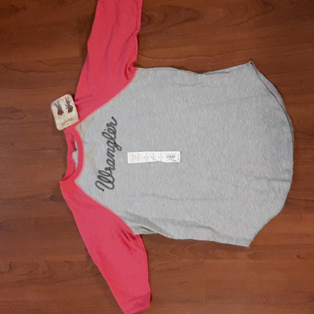 Wrangler girls raglan tee
